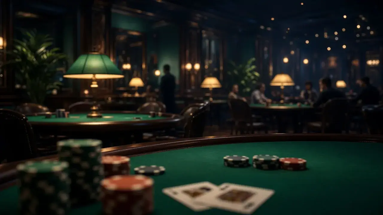 Casino floor lighting